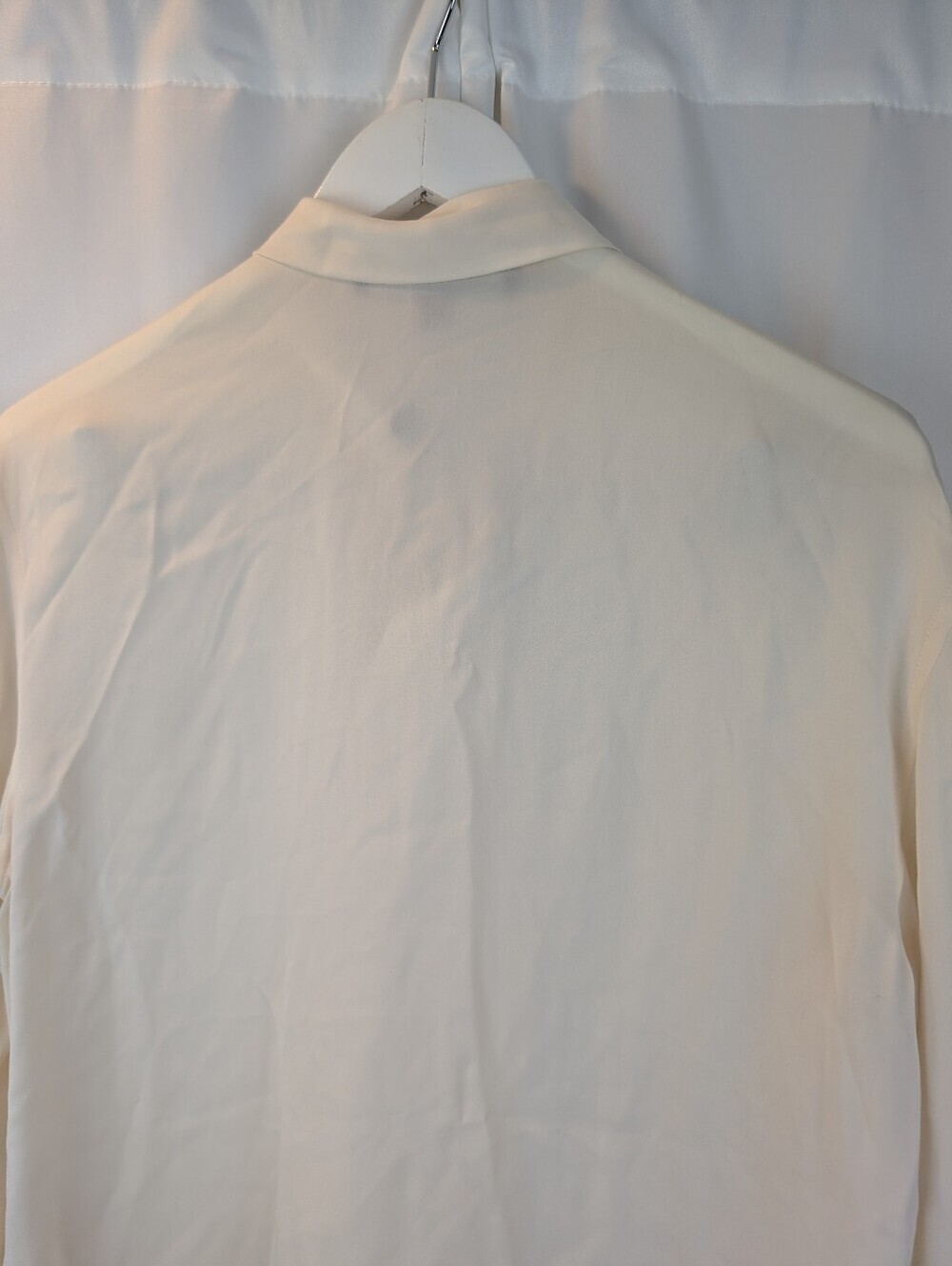 Ralph Lauren Purple Label 100% Silk Blouse Shirt Cream Italian 8 new no tags - Picture 12 of 12